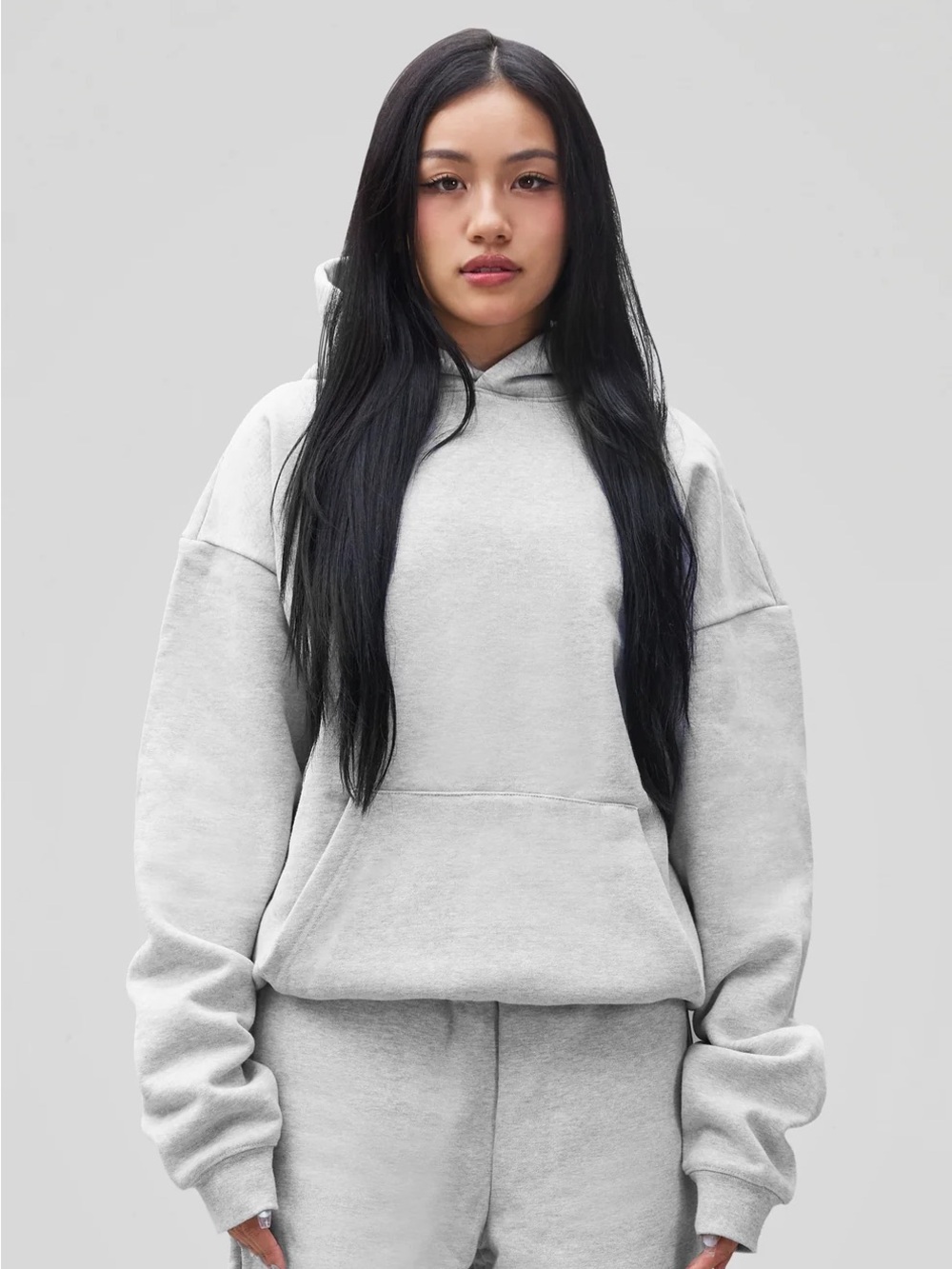 600 GSM 'Heather Grey' Core Hoodie